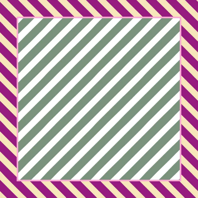 Servietten Diagonale gespiegelt