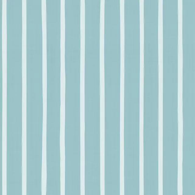 Dekovorhang Streifenmuster türkis II