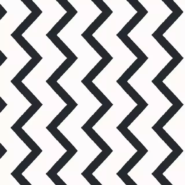 Bettwäsche Zigzag black