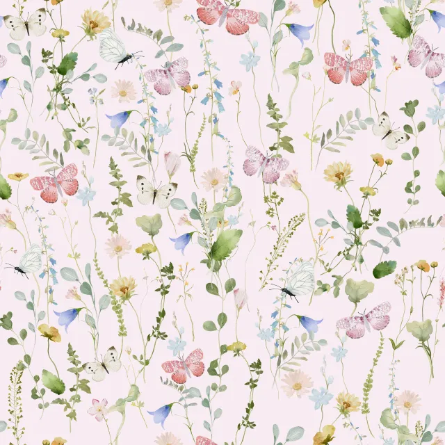 Servietten Rosa Wildblumen Garten