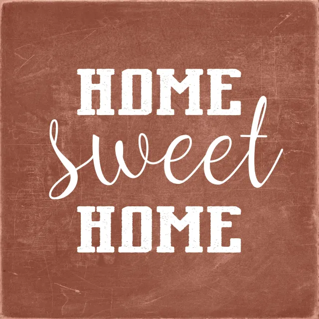 Kissen Home Sweet Home Shabby