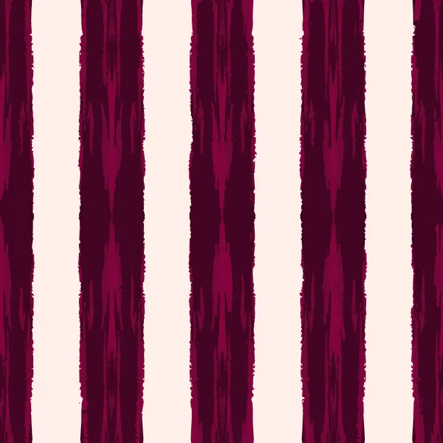 Bettwäsche Brushstroke Stripes berry