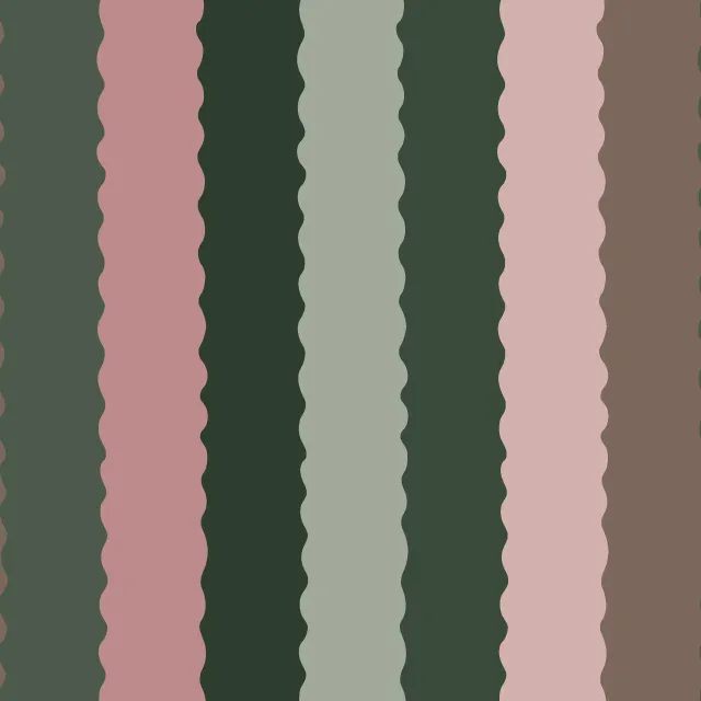 Tischset Multicolor Streifen