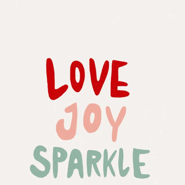 Kissen Love Joy Sparkle