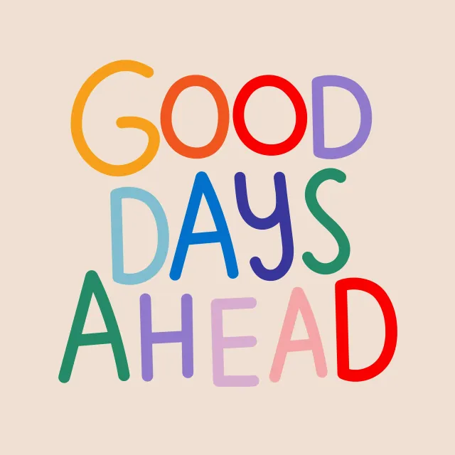 Tischset Good Days Ahead