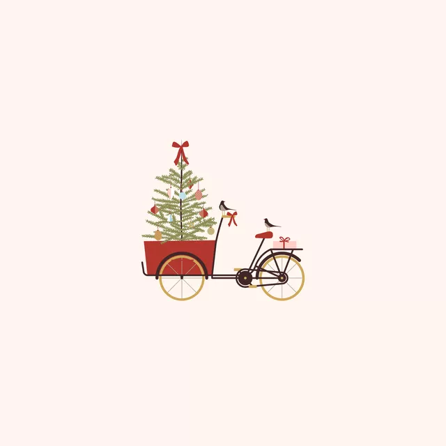 Kissen Cargobike for Christmas