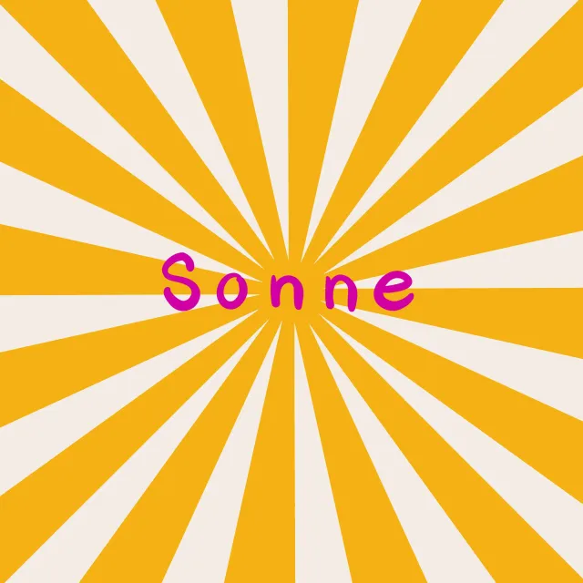 Kissen Sonne Strahlen