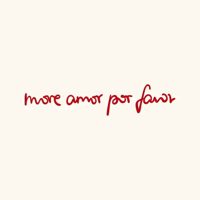 Kissen More Amor Por Favor white
