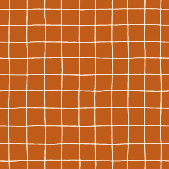 Bettwäsche Checks orange