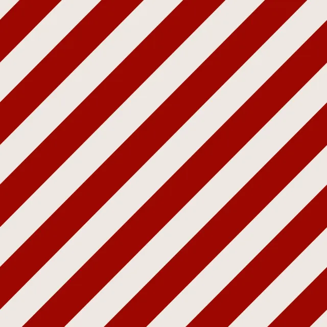 Bodenkissen Christmas Stripes Beige Rot