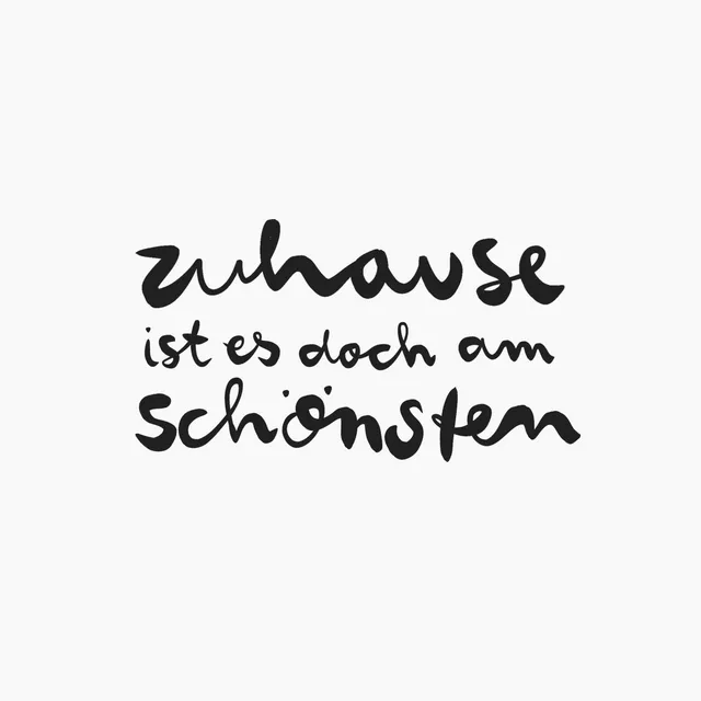 Kissen Zuhause am schönsten