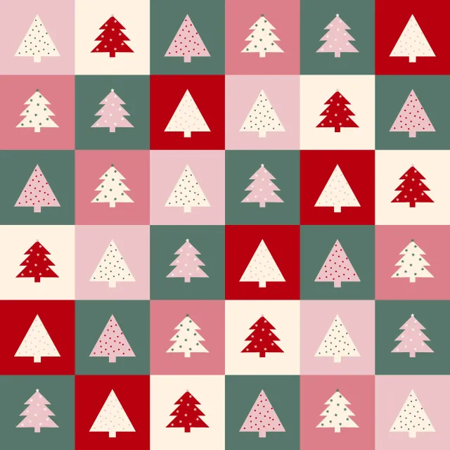 Bodenkissen Xmas - Weihnachtsbäume