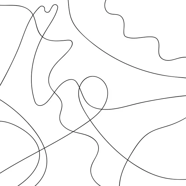 Bettwäsche Schwarze Linien