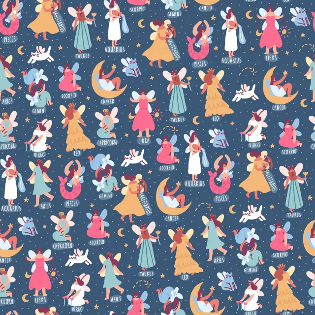 Kissen Zodiac Fairies