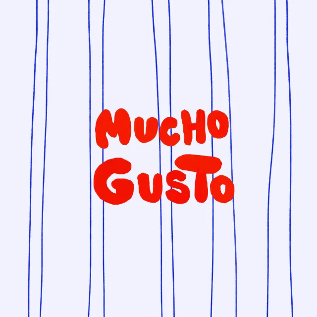 Tischset Mucho Gusto lightblue