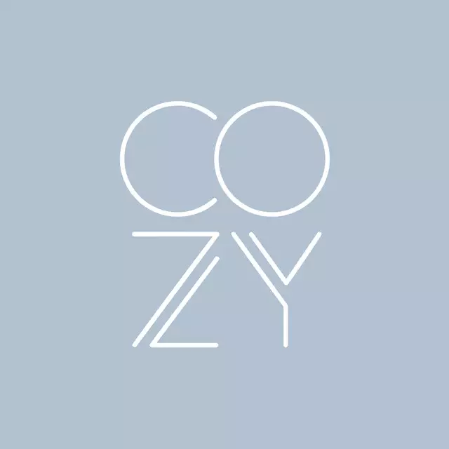 Kissen Cozy nude blue