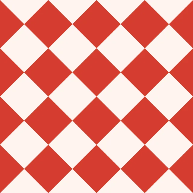 Raffrollo Christmas Checkers Noel Red