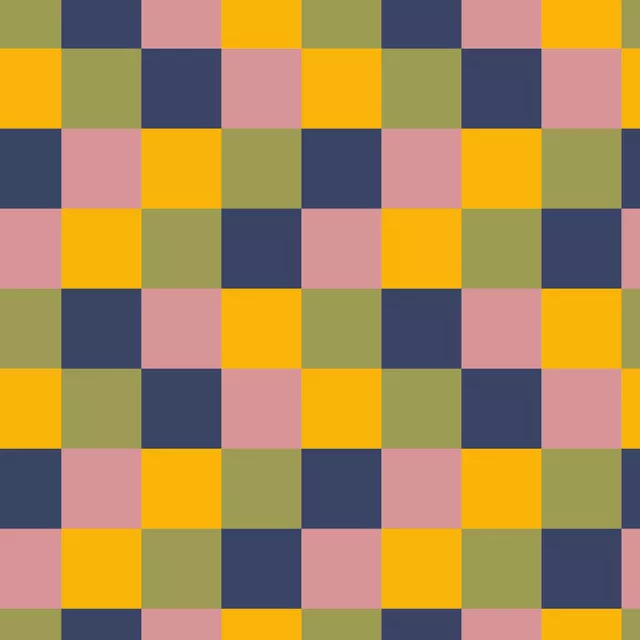 Kissen Karomuster Herbst