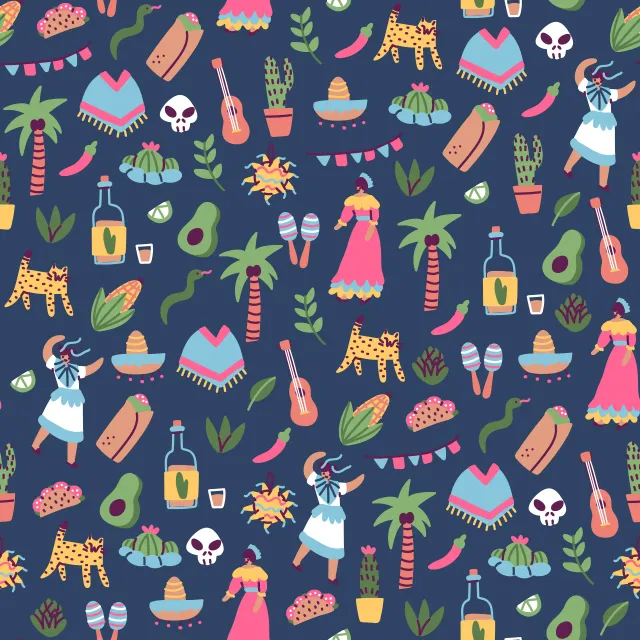 Kissen Mexican Culture