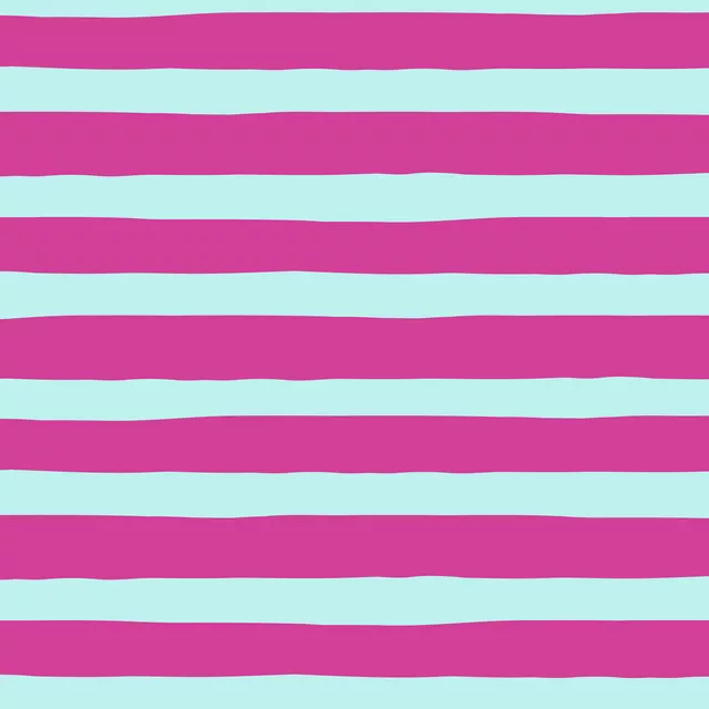 Sitzkissen Vertical Stripes Teal Pink