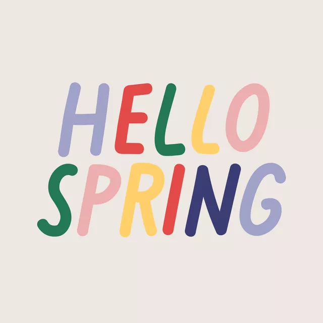 Tischset Hello Spring