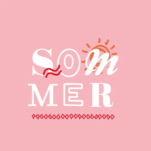 Geschirrtücher Sommer Spruch Rosa