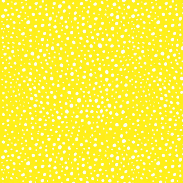 Kissen Yellow Dots