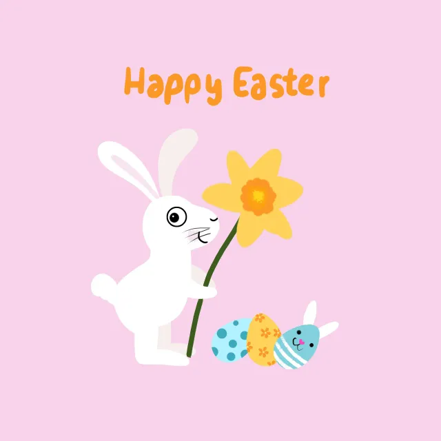 Geschirrtücher Happy Easter Hase