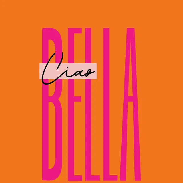 Kissen Ciao Bella Orange