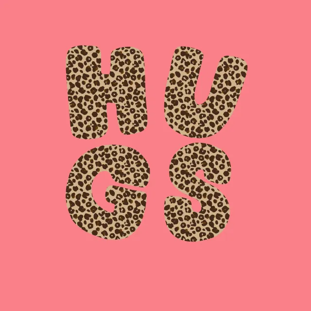 Kissen HUGS Rosa Leo