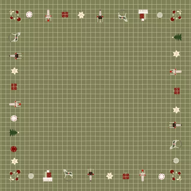 Tischdecke Weihnachtsmuster