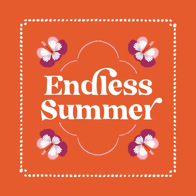 Servietten Endless Summer orange