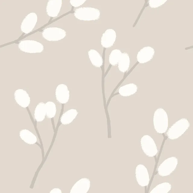 Tischset Weidenkätzchen Muster2