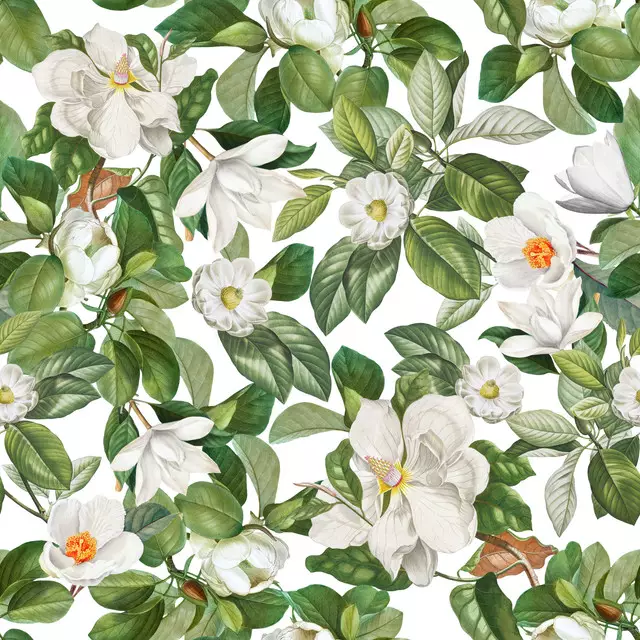 Kissen Vintage Magnolien