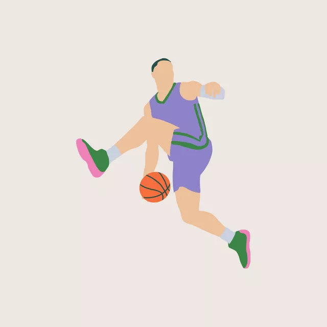 Kissen Basketball Player 8