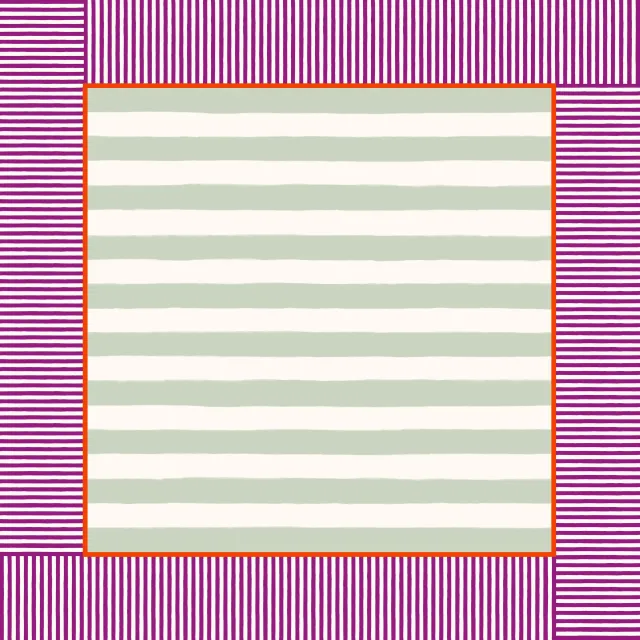 Servietten Streifenrahmen Mint Lila