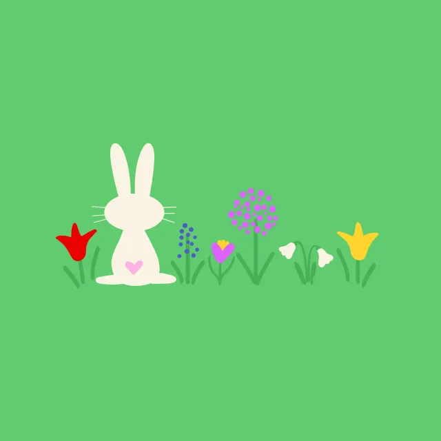 Kissen Hase mit Herz