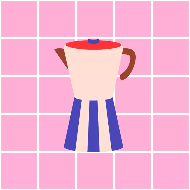 Kissen Cutie Coffee Pink