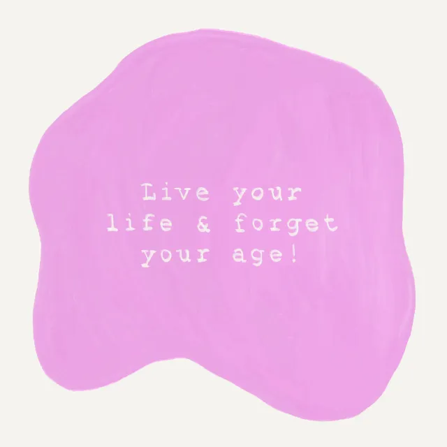 Kissen Organischer Kreis Pink Typo