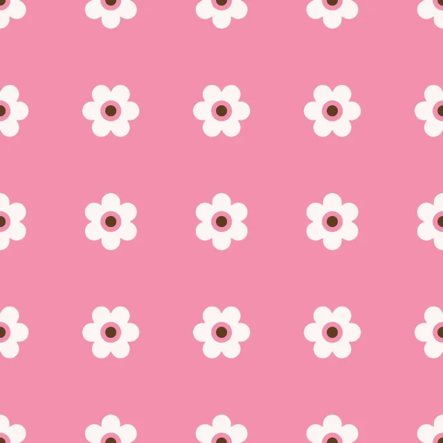 Dekovorhang Blümchen Beige Pink