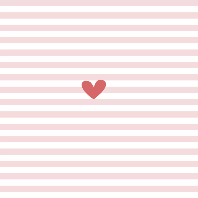 Kissen Stripes Heart