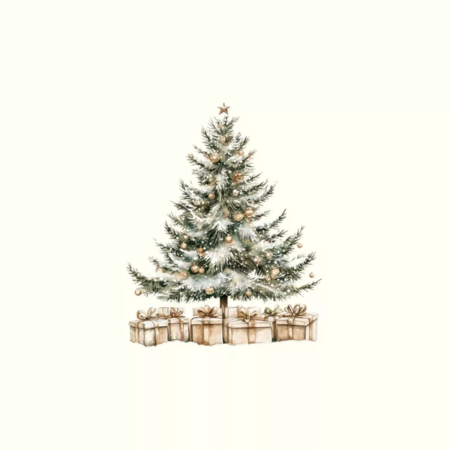 Kissen Cozy XMas Tannenbaum Geschenke