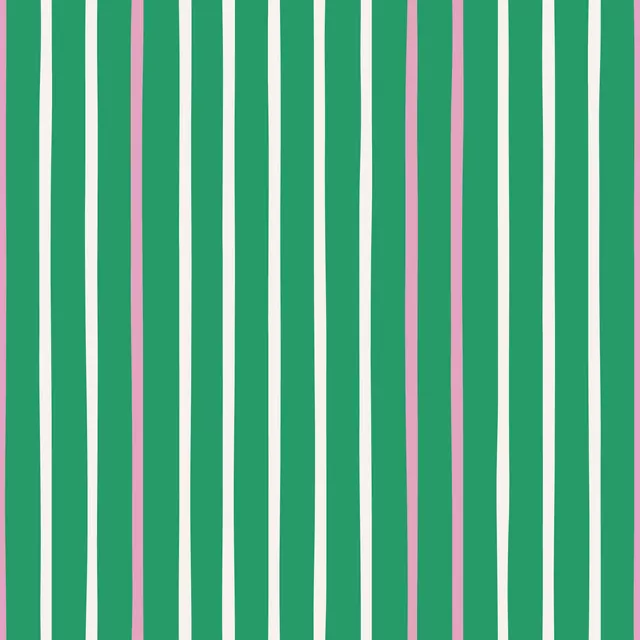 Kissen Streifen Duo | grün-beige-rosa