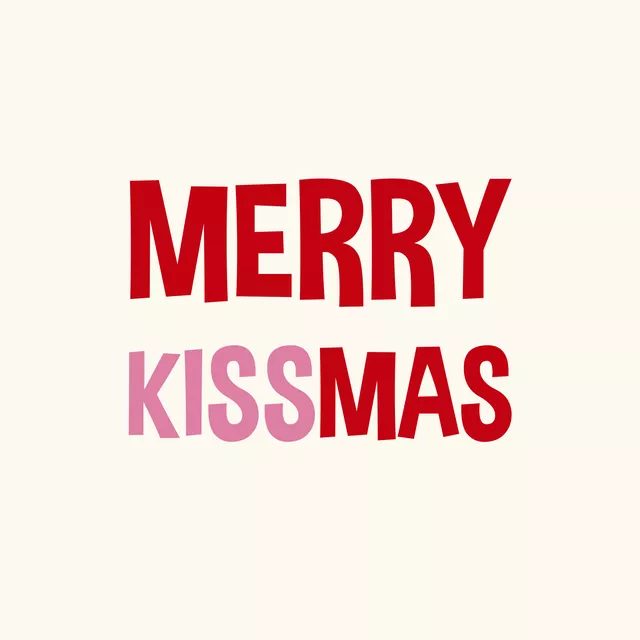 Kissen Merry Kissmas