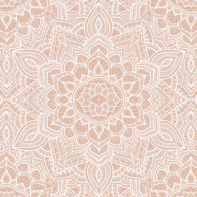 Kissen Ibiza Boho Mandala Rosa