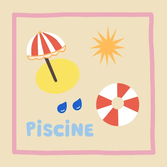 Kissen Piscine
