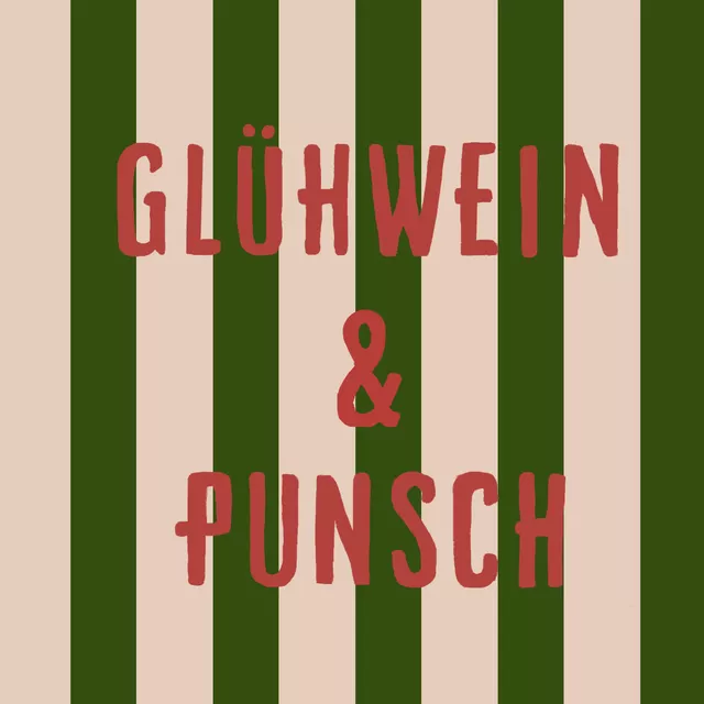 Kissen Glühwein und Punsch Grün Rot