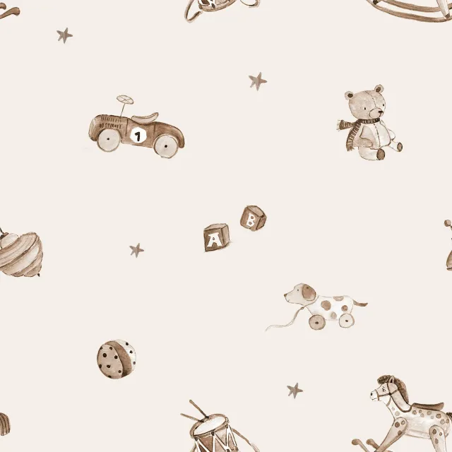 Tischdecke Retro Spielzeug