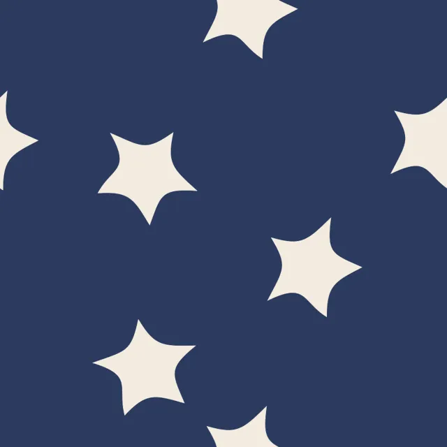 Tischläufer Dunkelblaue Sterne