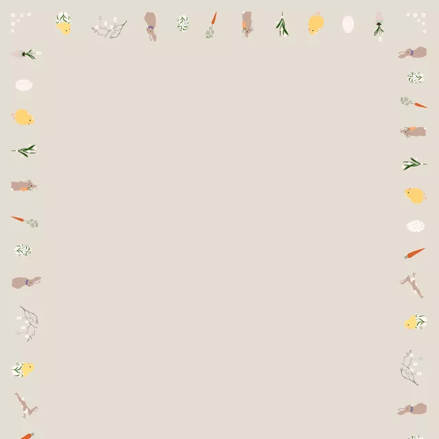 Tischdecke Ostern Muster Hell